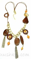 Indian ethnic necklace - click here for large view